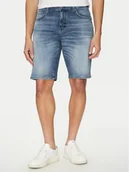 Spodenki męskie - BOSS Szorty jeansowe Re.Maine 50537787 Niebieski Regular Fit - miniaturka - grafika 1