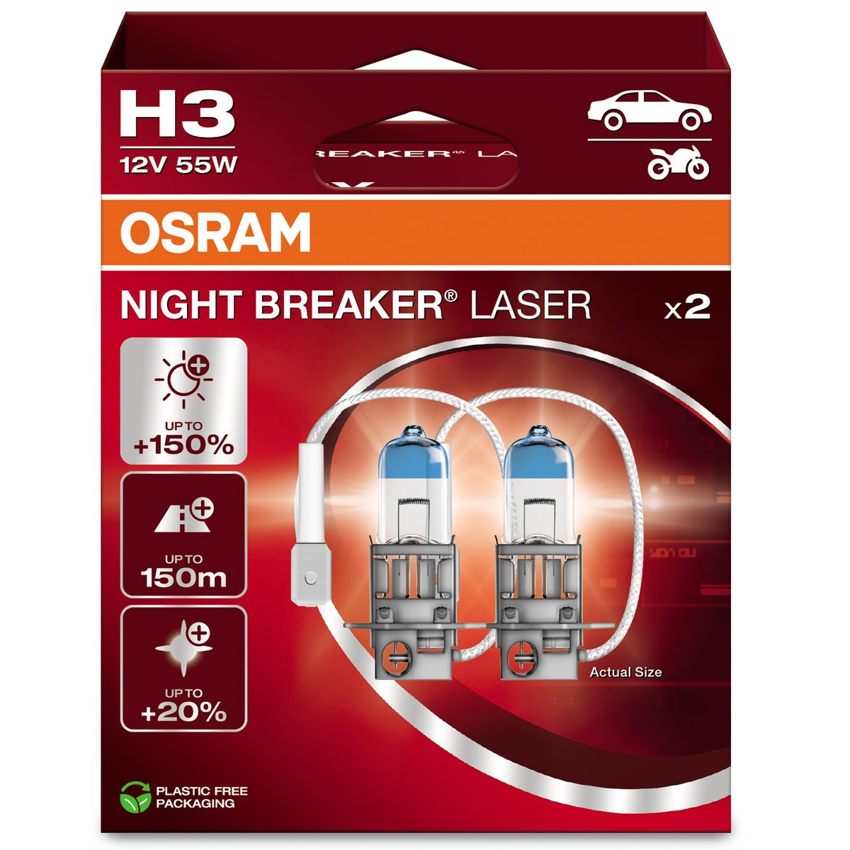 Osram Night Breaker H3 NL 150% EPACK