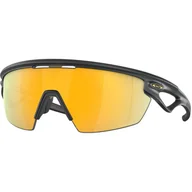 Okulary przeciwsłoneczne - Okulary rowerowe Oakley Sphaera - matte carbon/prizm 24k polariz - miniaturka - grafika 1