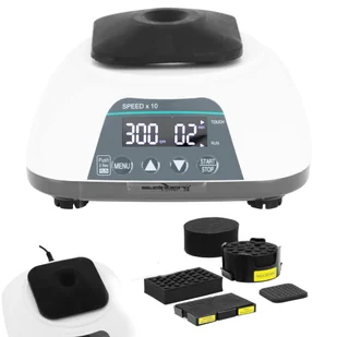 Steinberg Systems Wytrząsarka vortex - 20 W - 3000 obr./min - 2 tryby - 7 modułów SBS-LAB-136 - Meble i wyposażenie gabinetów medycznych - miniaturka - grafika 1