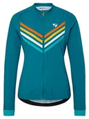 Koszulki i topy damskie - Ziener Damska koszulka rowerowa Narla – rower górski/rower wyścigowy – oddychająca, szybkoschnąca, elastyczna, długie rękawy - miniaturka - grafika 1