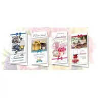 Kartki okolicznościowe i zaproszenia - Top Graphic Top Graphic Karnet DL De Lux Imieniny MIX 10szt 464142 - miniaturka - grafika 1