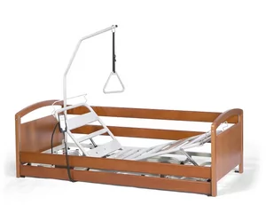 Łóżko rehabilitacyjne elektryczne ALOIS (nisko opuszczane) - Meble i wyposażenie gabinetów medycznych - miniaturka - grafika 1
