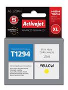 Tusze zamienniki - ActiveJet Tusz AE-1294N (do drukarki Epson, zamiennik T1294 supreme 15ml yellow) EXPACJAEP0206 - miniaturka - grafika 1