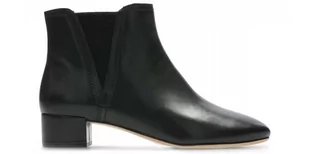 Botki Clarks Orabella Ruby czarne skórzane 36 - Botki damskie - miniaturka - grafika 1