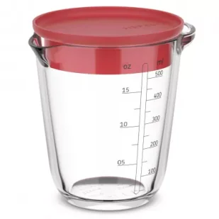 Mepal Dzbanek z miarką i pokrywką Chef It Coral 102310576900 500 ml - Dzbanki i imbryki - miniaturka - grafika 1