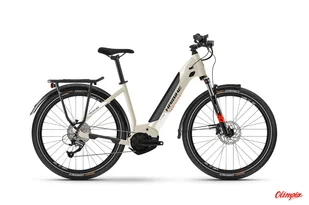 Haibike Trekking 4 Low 27,5 cala Biały 2022 - Rowery elektryczne - miniaturka - grafika 1
