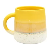 Kubki - Żółto-biały kubek Sass & Belle Bohemian Home Mojave, 400 ml - miniaturka - grafika 1