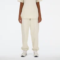 Spodnie sportowe damskie - Spodnie damskie New Balance WP41513LIN beżowe - miniaturka - grafika 1