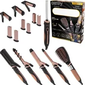 Lokówki - Szczotko Suszarka Do Włosów Prostownica Karbownica 5W1 Zestaw Camry 1200W - miniaturka - grafika 1