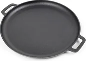 Patelnie - Żeliwna patelnia Ø34,5 cm odpowiednia do wszystkich rodzajów kuchenek, również do gotowania na zewnątrz, nieprzywierająca - miniaturka - grafika 1