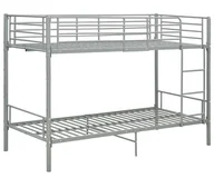 Łóżka - Szare metalowe łóżko piętrowe 90x200 cm F0-L49 - miniaturka - grafika 1