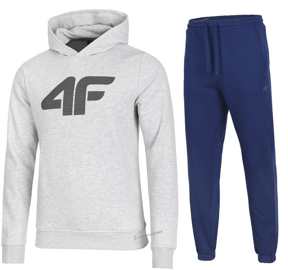 4F OCIEPLANY MÄSKI DRES BAWEĹNA KOMPLET BLUZA SPODNIE / rozm L