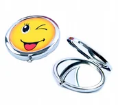 Lusterka do makijażu - Midex, Buźki Żółte Lusterko Kosmetyczne, Różne Emotki - miniaturka - grafika 1