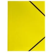 Teczki i skoroszyty - Tetis Teczka kartonowa z gumką narożna A4 limonkowa TARGI AL285TET - miniaturka - grafika 1