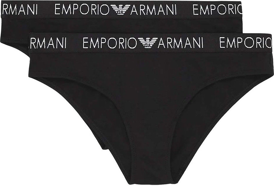 EMPORIO ARMANI majtki damskie (2-pak) czarny/czarny XS