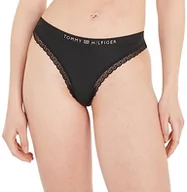 Majtki damskie - Tommy Hilfiger Stringi damskie, czarne, XS, Czarny, XS - miniaturka - grafika 1
