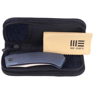 Nóż składany WE Knife Shuddan Blue Titanium, Satin Finish CPM 20CV by Rafal Brzeski (WE21015-2) - Noże - miniaturka - grafika 9