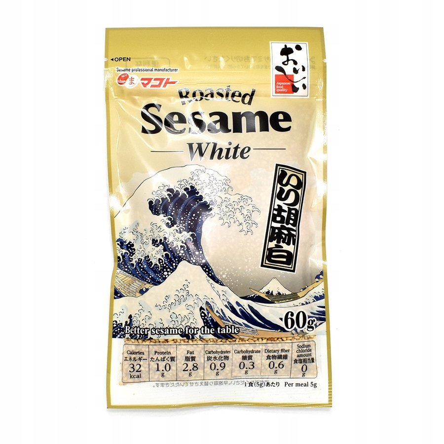 Sezam biały prażony UKIYOE MAKOTO 60 g