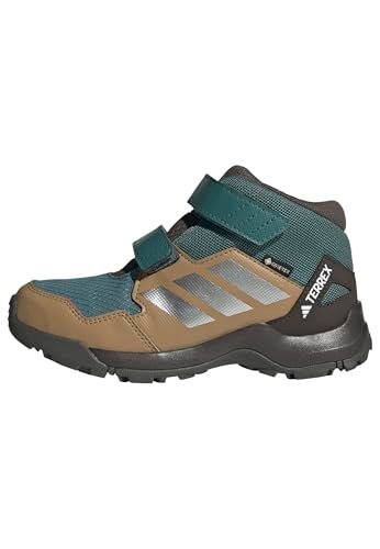 adidas Uniseks - dzieci Terrex Skychaser Mid GORE-TEX Hiking Shoes Kids, preloved teal/matte silver/cardboard, 30 1/2 EU