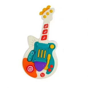 GITARA DLA DZIECI ZABAWKA ODGŁOSY ZWIERZĄT MELODIE MAŁY MUZYK 898-9077 - Instrumenty muzyczne dla dzieci - miniaturka - grafika 4