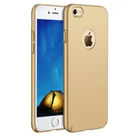 Etui i futerały do telefonów - Twarde etui na telefon komórkowy Apple iPhone 6 Plus / 6S Plus Slim Cover Matowe etui ochronne, złote - miniaturka - grafika 1