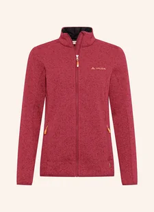 Vaude Kardigan Z Polaru Rienza rot - Swetry damskie - miniaturka - grafika 1