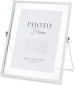 Ramki na zdjęcia - Ramka na zdjęcie zdjęcia metalowa biała 22x19x9 157112 - miniaturka - grafika 1
