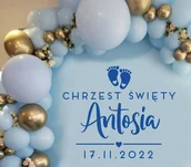 Pamiątka Chrztu Świętego - Naklejka okazjonalna: Chrzest Święty- stópki - miniaturka - grafika 1