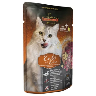 Leonardo Megapakiet Finest Selection, 32 x 85 g - Kaczka z serem - Mokra karma dla kotów - miniaturka - grafika 3