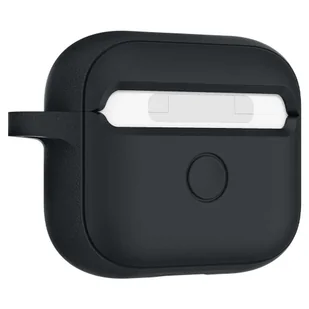 Etui pokrowiec Spigen Silicone Fit do Apple AirPods 3 Black - Akcesoria do słuchawek - miniaturka - grafika 3