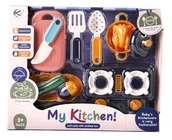 Zabawy w naśladowanie dorosłych - Zestaw kuchenny - 10 elementów - miniaturka - grafika 1