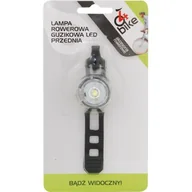 Lampki rowerowe - Lampa przód LED guzikowa 4bike{B} [5](20) - miniaturka - grafika 1