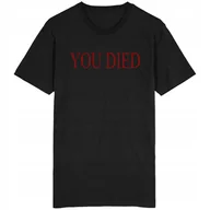 Koszulki męskie - Koszulka You Died Dark Souls Dla Gracza Gra Gamer - miniaturka - grafika 1