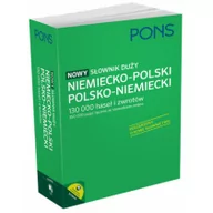 Książki do nauki języka niemieckiego - PONS Nowy słownik duży niemiecko-polski, polsko-niemiecki - miniaturka - grafika 1