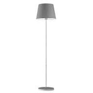 Lampy stojące - Skandynawska lampa podłogowa z szarym abażurem VASTO - miniaturka - grafika 1