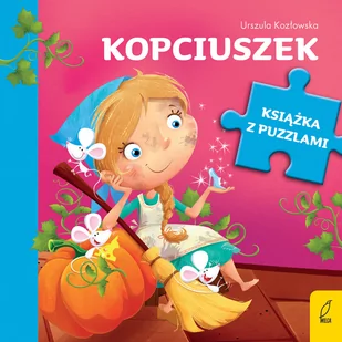 Kozłowska Urszula Książka z puzzlami Kopciuszek - Zabawki kreatywne - miniaturka - grafika 1