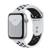 Smartwatch - Apple Watch Series 5 Nike+ 44mm Srebrny (MX3E2WB/A) - miniaturka - grafika 1