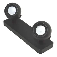 Oprawy, klosze i abażury - Lampa spotlight Colm 2xGU10 czarna - miniaturka - grafika 1