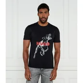 Koszulki męskie - HUGO T-shirt Deyladec | Regular Fit - miniaturka - grafika 1