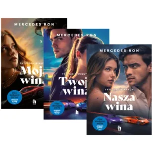 Pakiet Trylogia winnych. Tomy 1-3: Moja wina, Twoja wina, Nasza wina. Wydanie filmowe - Literatura obyczajowa Pakiet Trylogia winnych. Tomy 1-3: Moja wina, Twoja wina, Nasza wina. Wydanie filmowe - Literatura obyczajowa - miniaturka - grafika 1