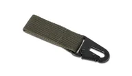 Akcesoria turystyczne - Mil-Tec - Trok z metalowym karabinkiem - 70mm - Zielony OD - 15916001 - miniaturka - grafika 1