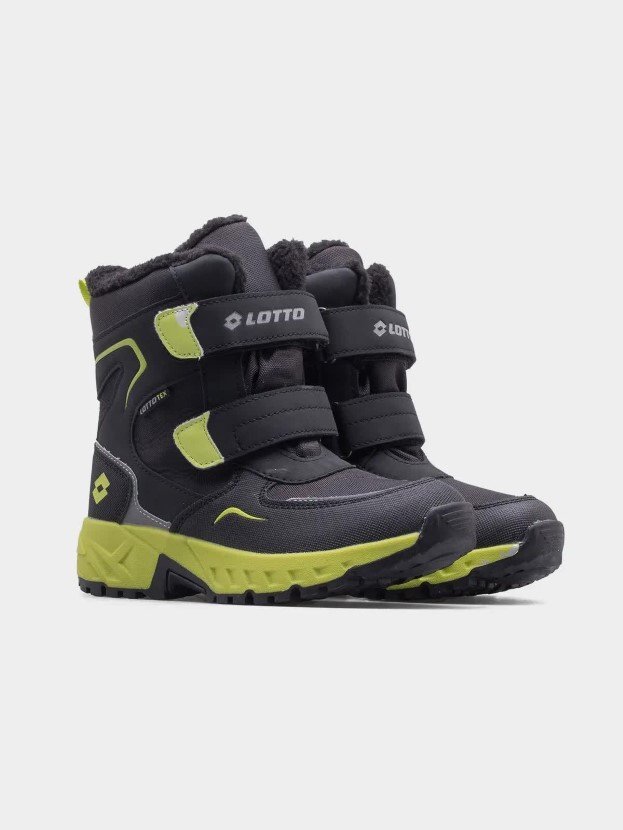 Buty dziecięce zimowe śniegowce LOTTO ALSTYNE TEX K 2600490K-1163 Czarny