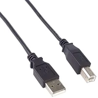 Kable USB - Kabel PremiumCord USB 2.0, A-B, 0,5m, czarny - miniaturka - grafika 1