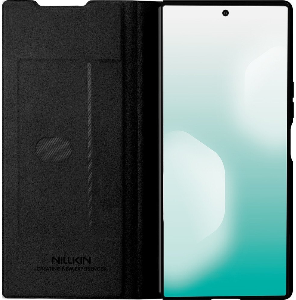 Etui Nillkin Qin Pro na Samsung Galaxy Z Fold 7 z miejscem na S Pen - czarne