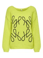 Swetry damskie - ONLY Sweter w kolorze żółtym - miniaturka - grafika 1