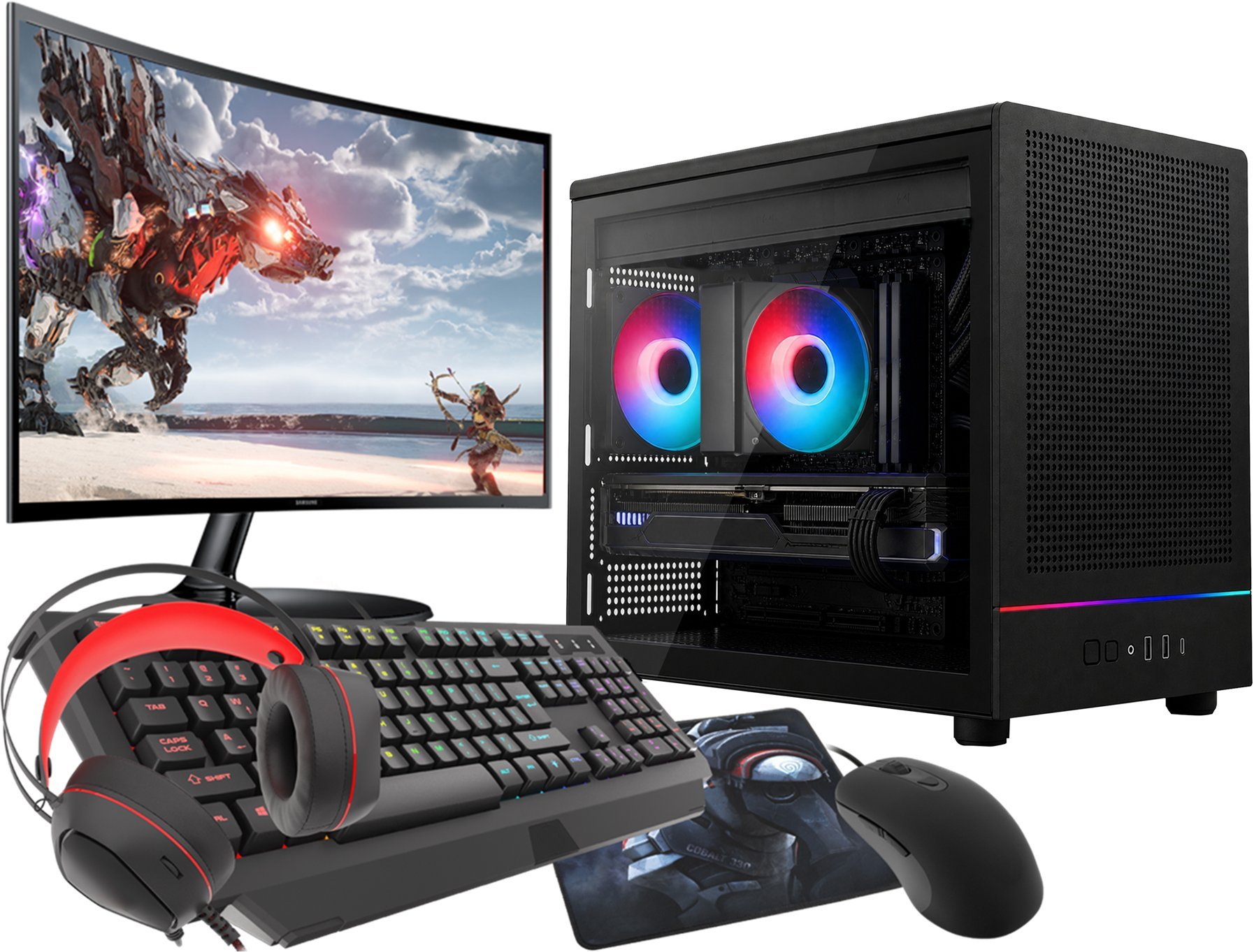 Vist VIST ZESTAW ARGB Ryzen 7 5700X RTX 5060 32GB SSD 1TB WIFI W11 27
