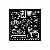 Scrapbooking - MASKA Szablon 3D 12x12cm Art of Travelling - Stamperia znaczki stemple - miniaturka - grafika 1