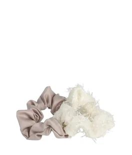 Solida Scrunchie beige, 2 Stk. Gumka do włosów 2 szt. - Ozdoby do włosów - miniaturka - grafika 1