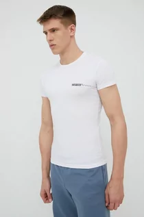 Koszulki męskie - Emporio Armani Underwear Underwear t-shirt męski kolor biały z nadrukiem - grafika 1